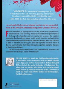 November 9 By Collen Hoover