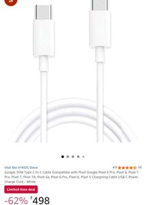 Original Google 30W USB-C Charger New 6 Months Ol