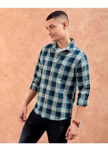 Men Casual Checked Shirt