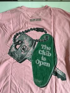 Pink oversized Graphic T-Shirt