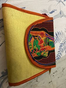 Embroidered Clutch Bag