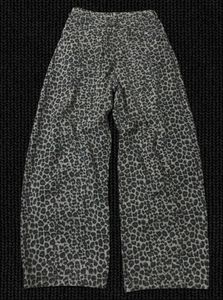 Leopard Print Wide Leg Pants