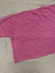Stylish Peach Crop T-Shirt for Women