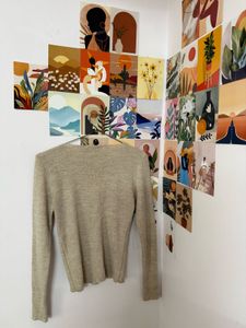 Cut-out Knit Sweater