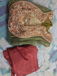 Embroidered Indian Outfit