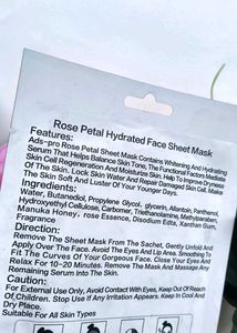 ADS-PRO Rose Petal Collagen Mask