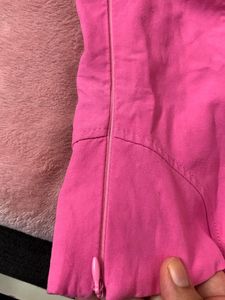 Zara Hot Pink Corset Top