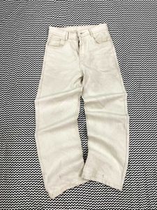 Beige Denim Pants