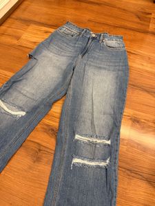 Blue Brew Baggy Ripped Jeans | REMOVING SOON