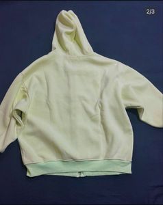 Yellow LAND Zip-Up Hoodie
