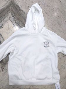 Savana white graphic hoodie