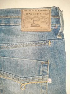 MANGO Denim | Vintage Faded Blue Jeans - Women