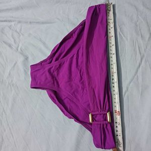 Purple Bikini⚛️ Bottom with Gold Accent