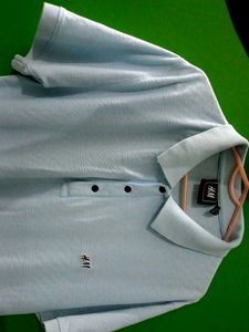 Light Blue H&amp;M Polo Shirt stylish.