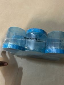 Blue Plastic Food Container Set