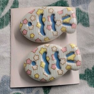 Cute Fish Hair Clips (Set of 2)