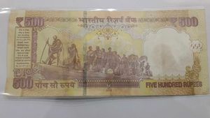 500 Indian Rupees Old  Note