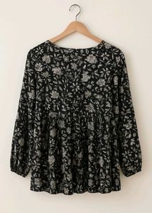 Floral Print Short Kurti