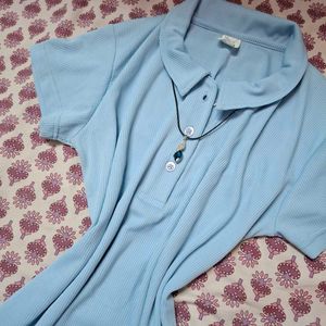 bluee dress