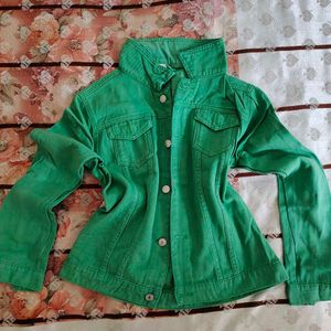 Green Denim Jacket