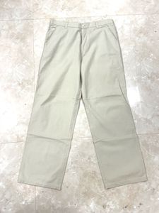 Beige Straight Leg Pants