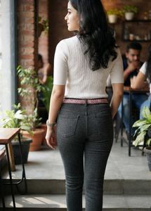 Braided Pink Belt