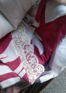 pink kurti with white pant