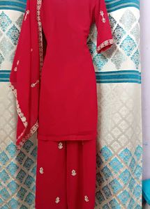 NEW Heavy Hot Pink Palazzo Set 40"