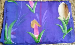 Hand painted,Printed Silk &amp; Satin Sarees