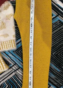 Girls' Mustard Dress &amp; Leggings Set