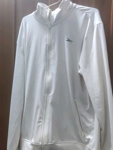 White Reebok Track Jacket
