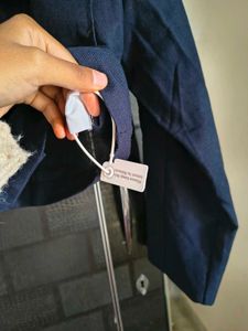 Navy Pocket Jacket - Stylish &amp; Chic