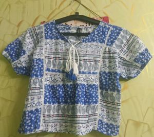 Printed Summer 🌞 🏝️ Top For Girls
