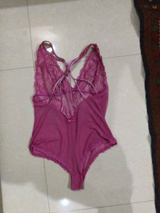 sexy one piece Sheer Lace Bodysuit
