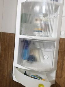 Compact Corner Storage Cabinet
