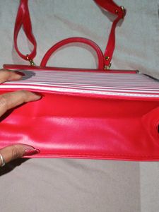 Chic Striped Handbag, Made in Thailand