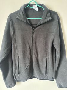 Gray Fleece Full Zip Jacket