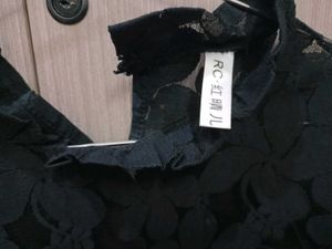Elegant black net Top