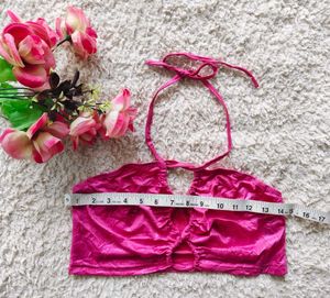 shein Ruched Halter Top