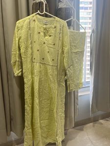 Pure mul cotton kurta set