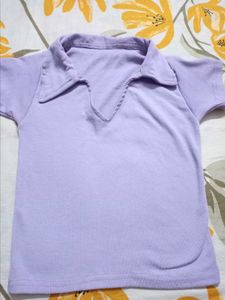 Blue Jeans And Lavender Top