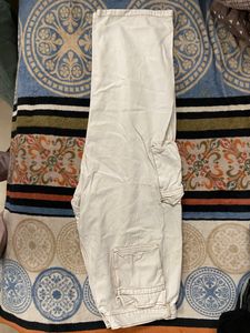 Fugazee White Carpenter Cargo 6 Pocket