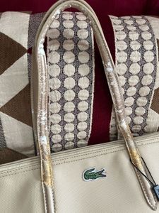 Lacoste Tote Bag - Beige