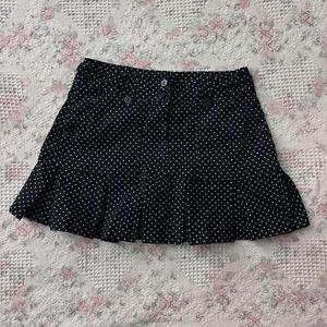 y2k Polka Dot Mini Skirt