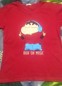 Good Condition Red Tshirt For 14-16 Year Boys