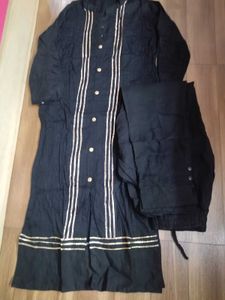 price drop alert   Elegant Black Gotta Patti Salwa