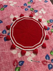 Red & White Crochet cover