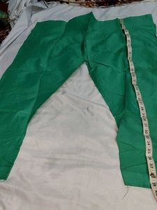 Yellow Kurta with Green Print