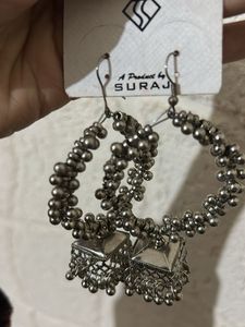 Stylish Hoop Jhumka Earrings