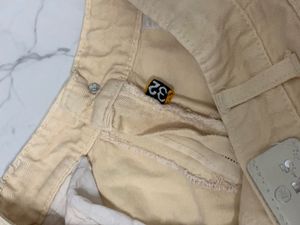 Lightweight Cream Wide Leg Pants